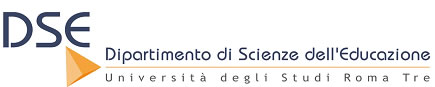 Logo DIPARTIMENTO DI SCIENZE DELL'EDUCAZIONE (DSE) - Universit� degli Studi Roma Tre
